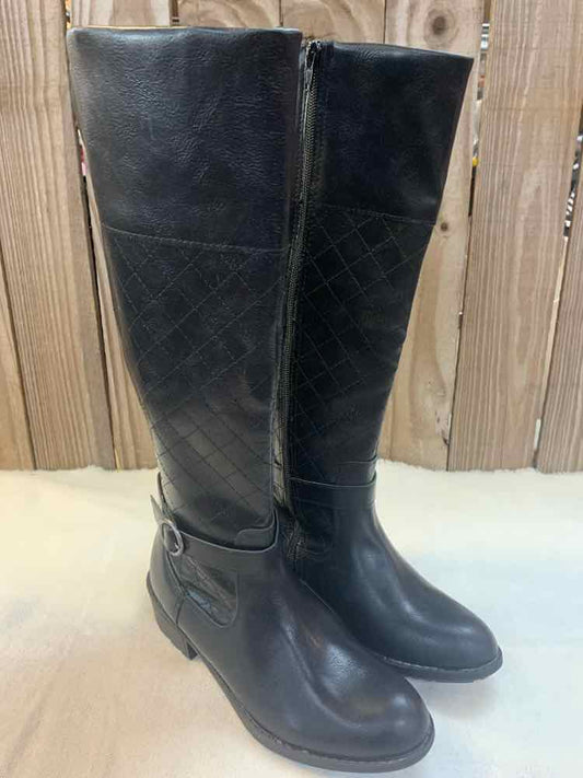 NWT ST JOHNS BAY SHOES 7.5 Black TALL BOOTS Shoes
